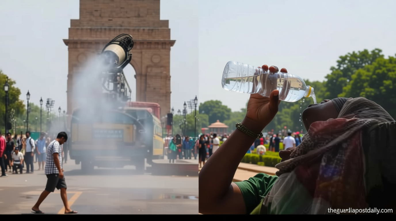 Delhi weather: India’s capital recorded ‘feels like’ temperature of 48.4°C on Saturday; rains expected from Monday