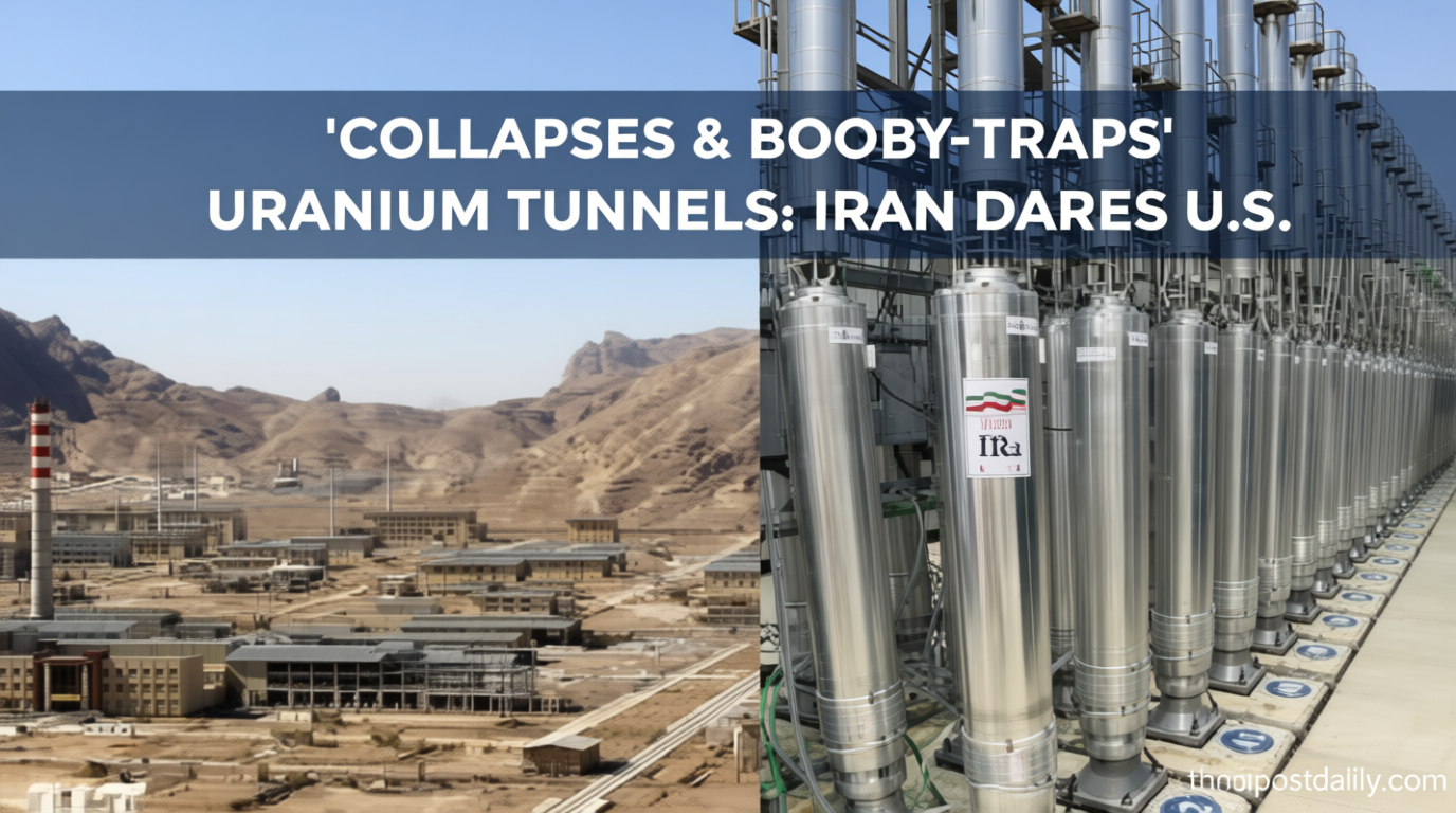 Iran plants mines, collapses tunnels to shield near weapons-grade uranium: Report