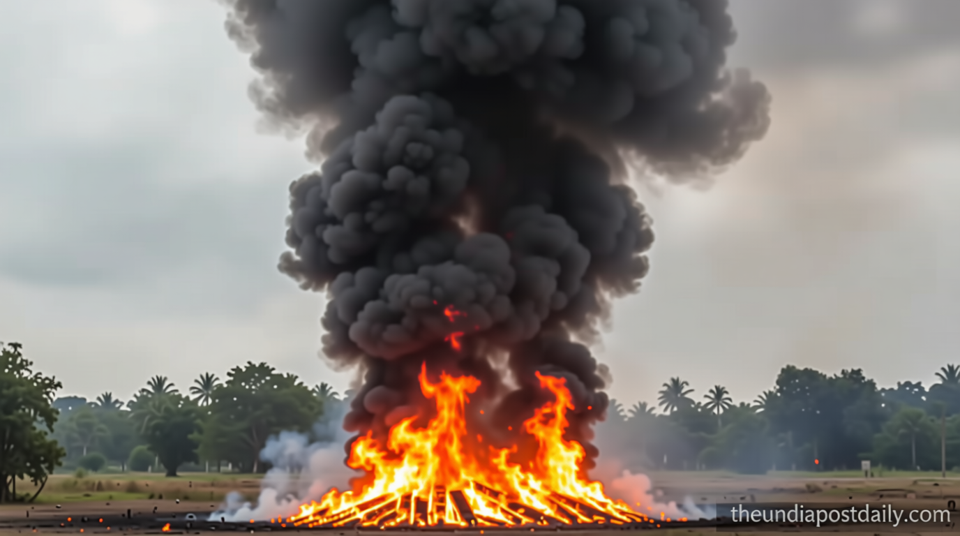 ‘An accident or calculated attempt to make crucial evidence vanish’: TMC asks EC after Kolkata fire guts 4,000 EVMs