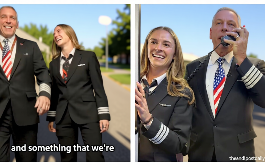 Watch: Pilot’s final flight turns emotional as daughter joins him in cockpit before retirement