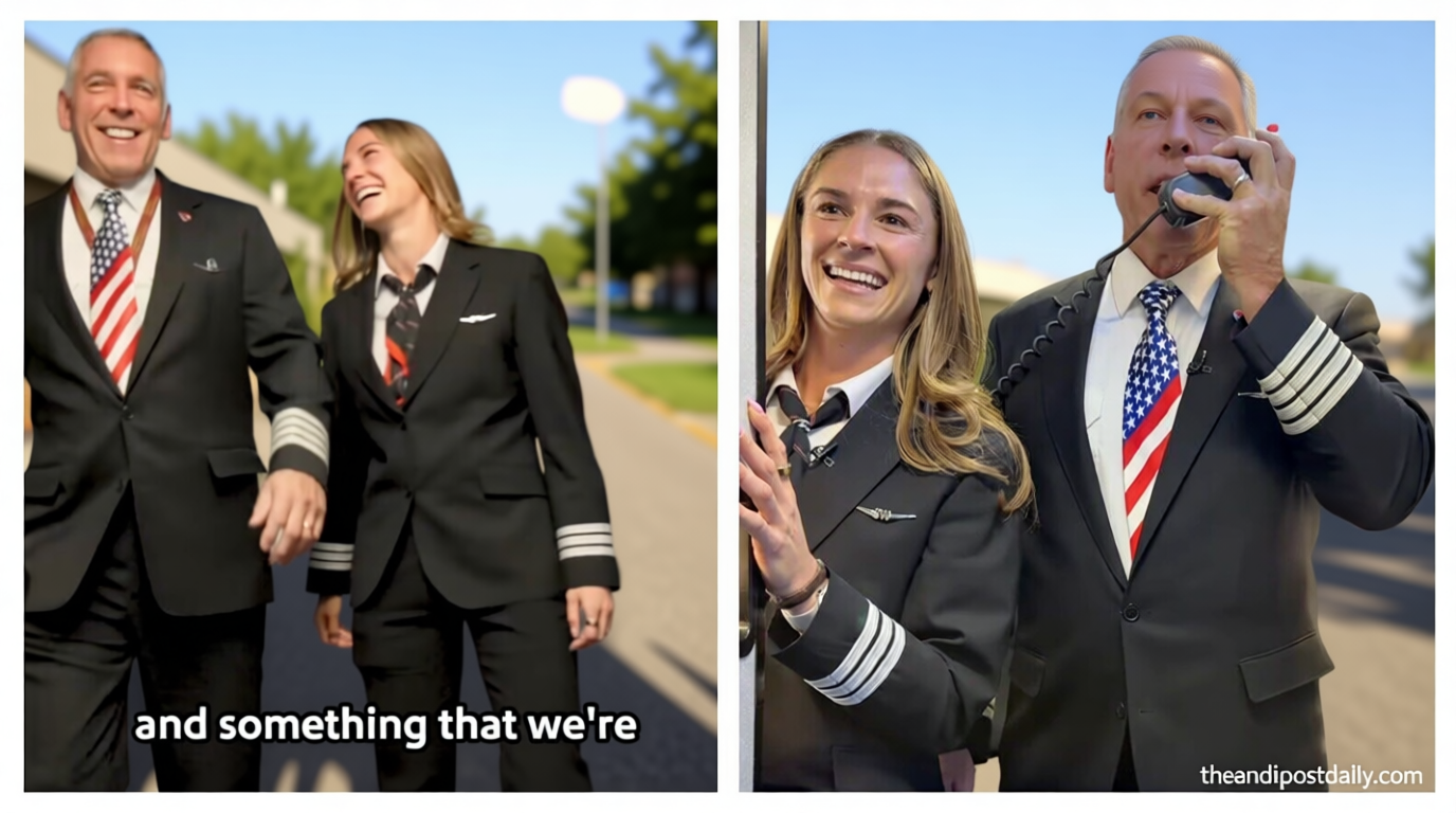 Watch: Pilot’s final flight turns emotional as daughter joins him in cockpit before retirement