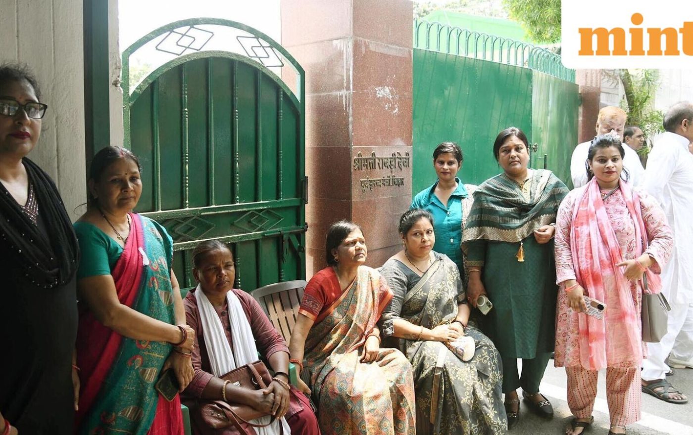 Drama unfolds outside Rabri Devi’s official residence, RJD leaders stand guard; claim ex-CM ‘returned’ her security