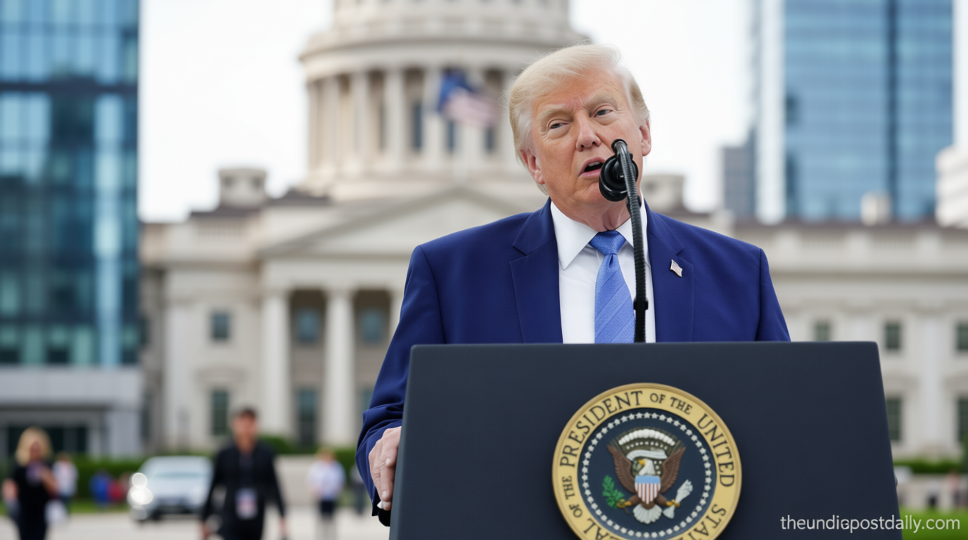 Trump claims vandalism behind problems at restored Reflecting Pool, says multiple arrests made, warns of ‘years in jail’