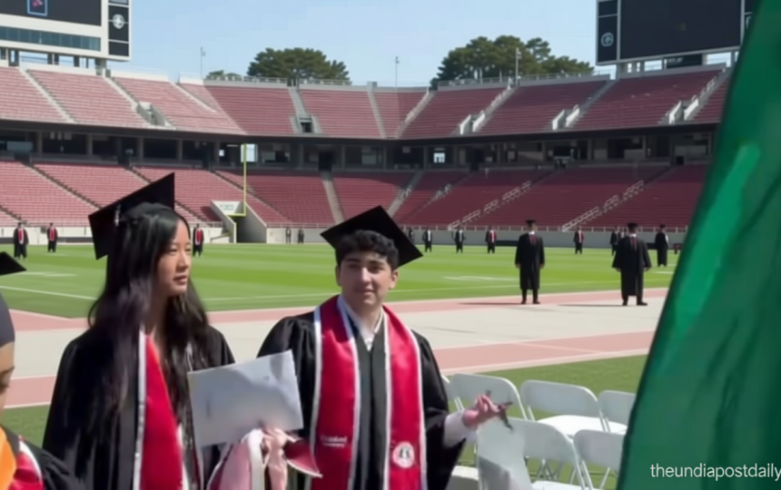 Google CEO and Stanford alumnus Sundar Pichai faces student protests at University’s commencement ceremony | Video