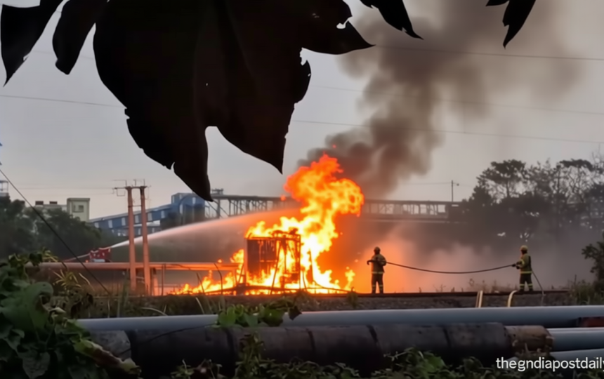 Massive fire breaks out at West Bengal’s Haldia Refinery, several workers injured | Watch