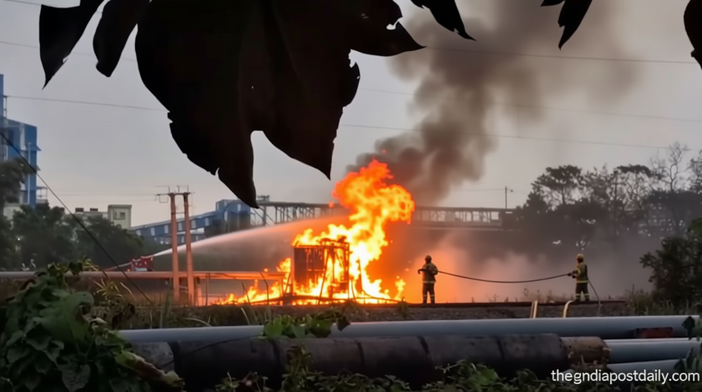 Massive fire breaks out at West Bengal’s Haldia Refinery, several workers injured | Watch