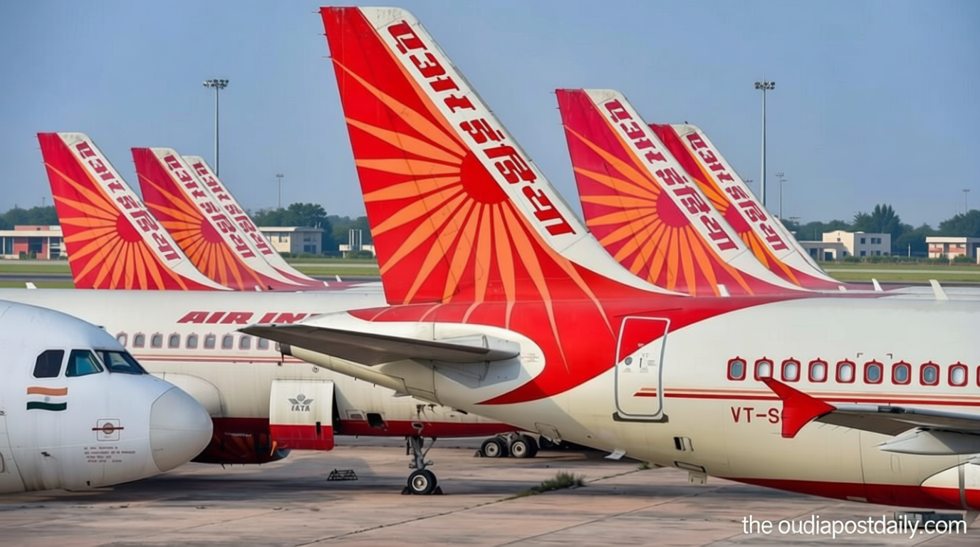 Moment when 3 Air India jets suffered damage after storm triggered collision at Delhi airport – Watch