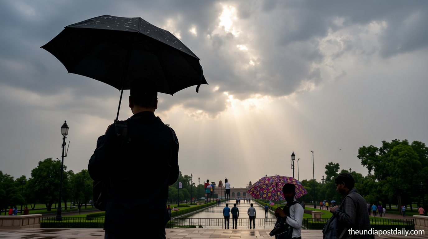 Delhi weather today: IMD issues red alert for thunderstorm, rainfall as dust storm hits national capital