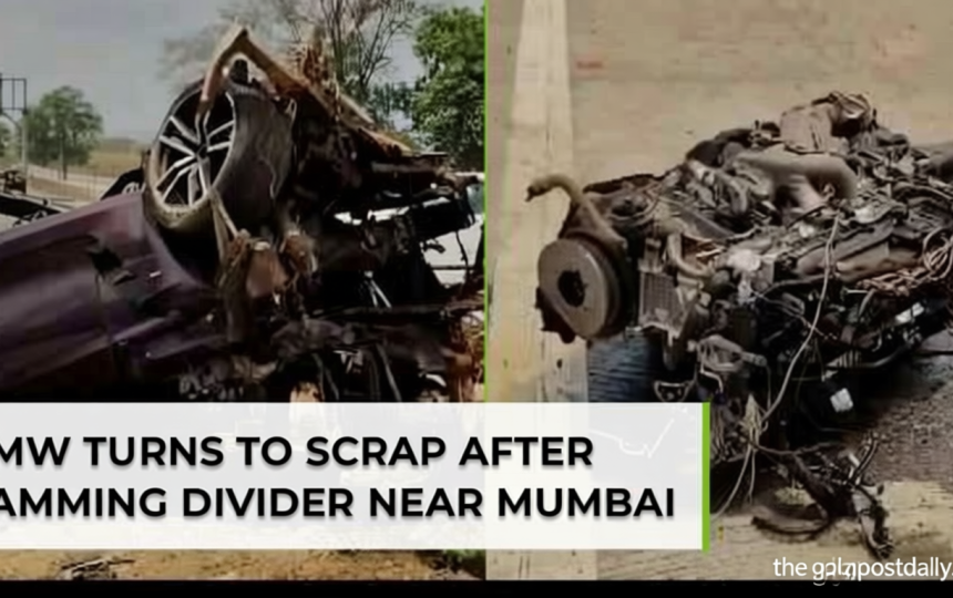 Driver booked after BMW moving at 250 kmph crashes into divider in Maharashtra, two killed