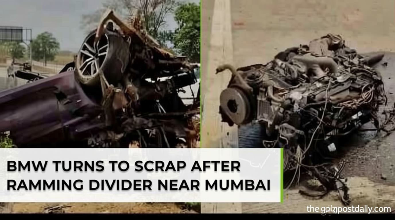 Driver booked after BMW moving at 250 kmph crashes into divider in Maharashtra, two killed