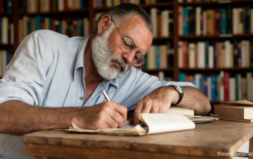 Quote of the day by Ernest Hemingway: ‘Before you react, think. Before you spend, earn. Before you criticise….’