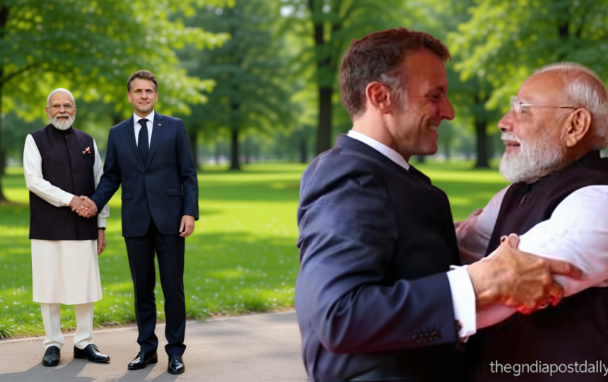 French President Macron shares ‘nice’ selfie with PM Modi, discusses AI, trade, infra during bilateral talks