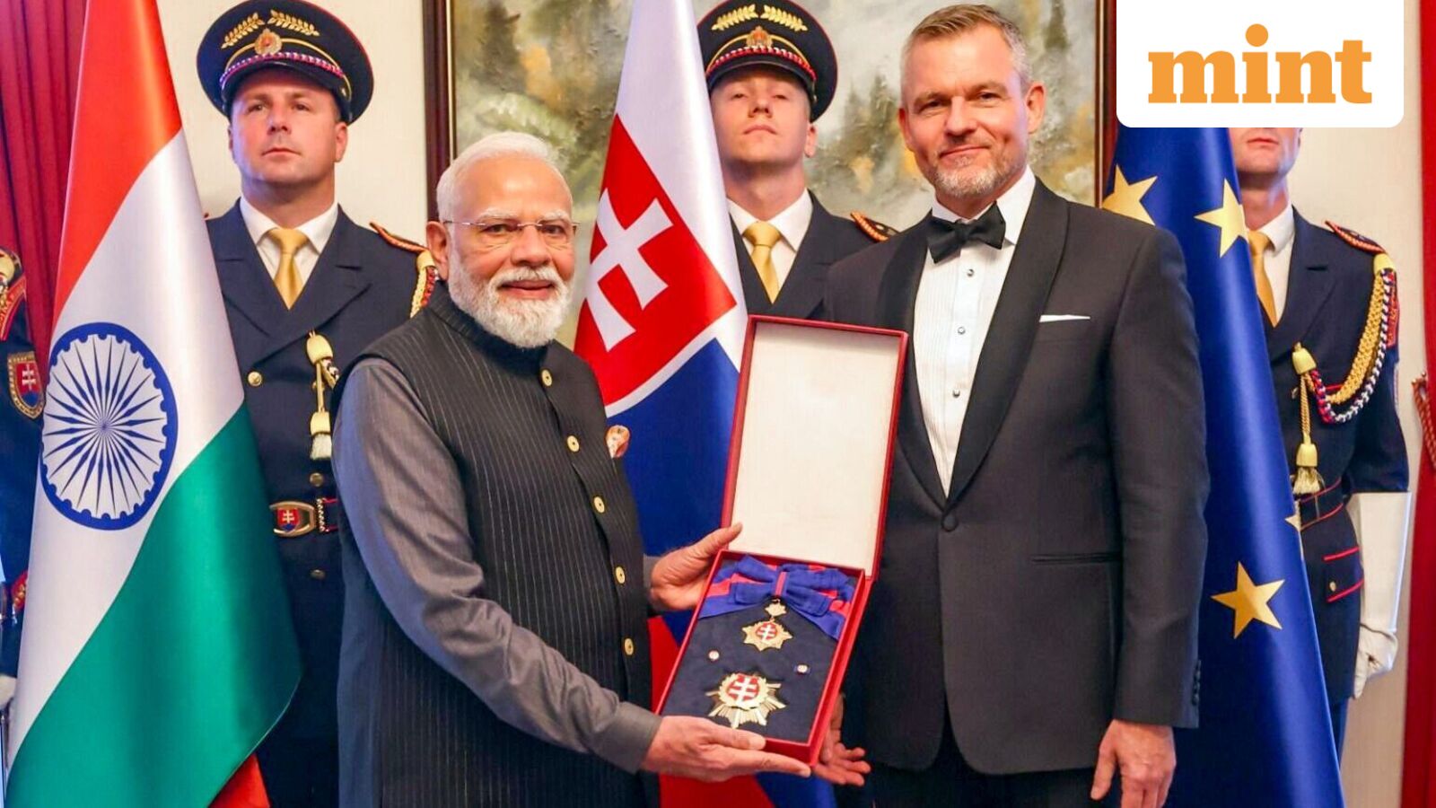 PM Modi conferred Slovakia’s highest award, total international honours reach 33