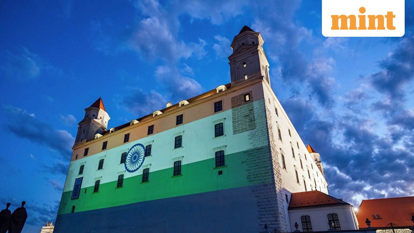 PM Modi’s Slovakia visit: Bratislava Castle lit up in Indian tricolour, a ‘Banaras connect’ and yoga demonstration