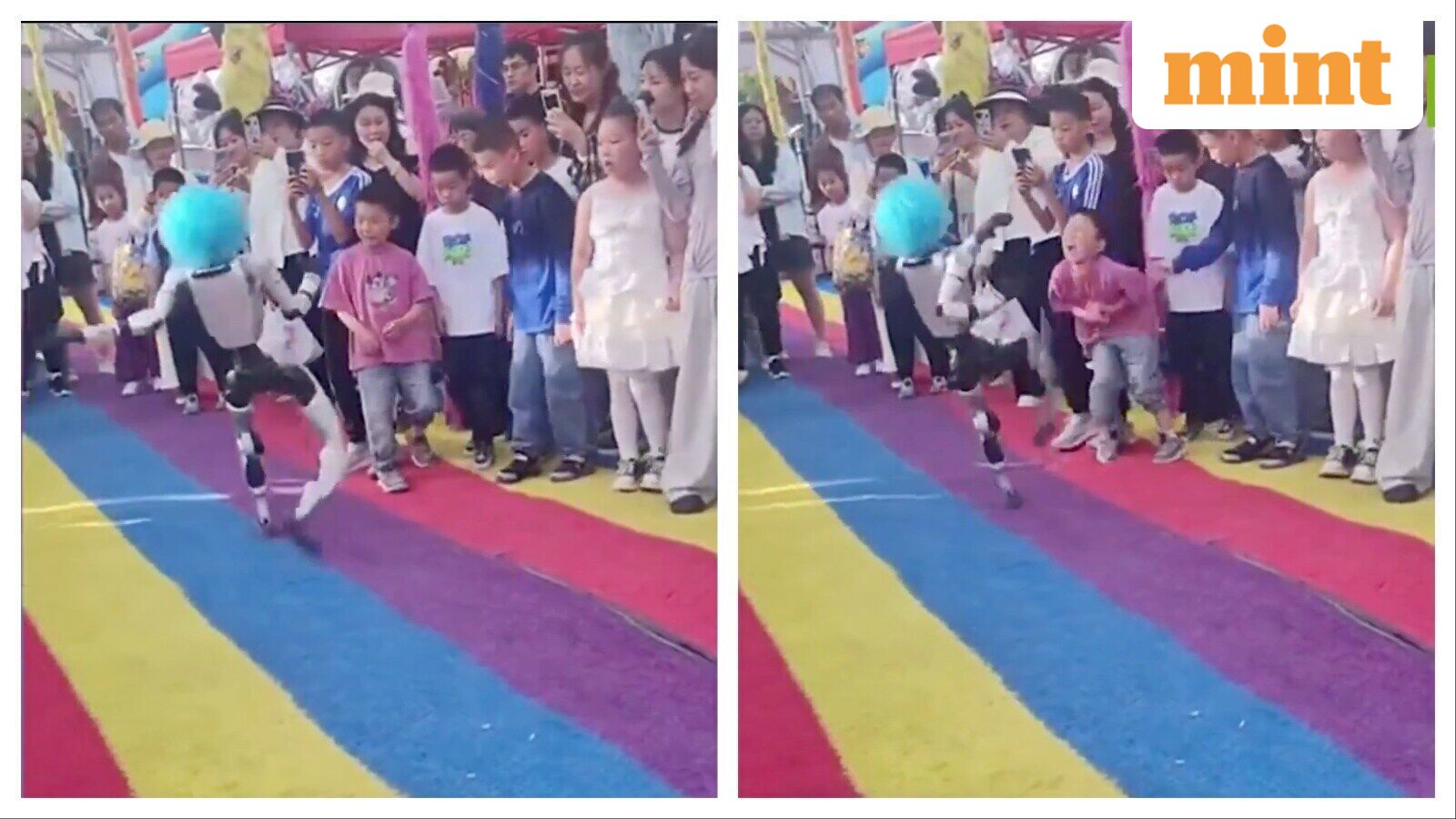 Humanoid robot kicks child during public demo in China, viral video sparks concern