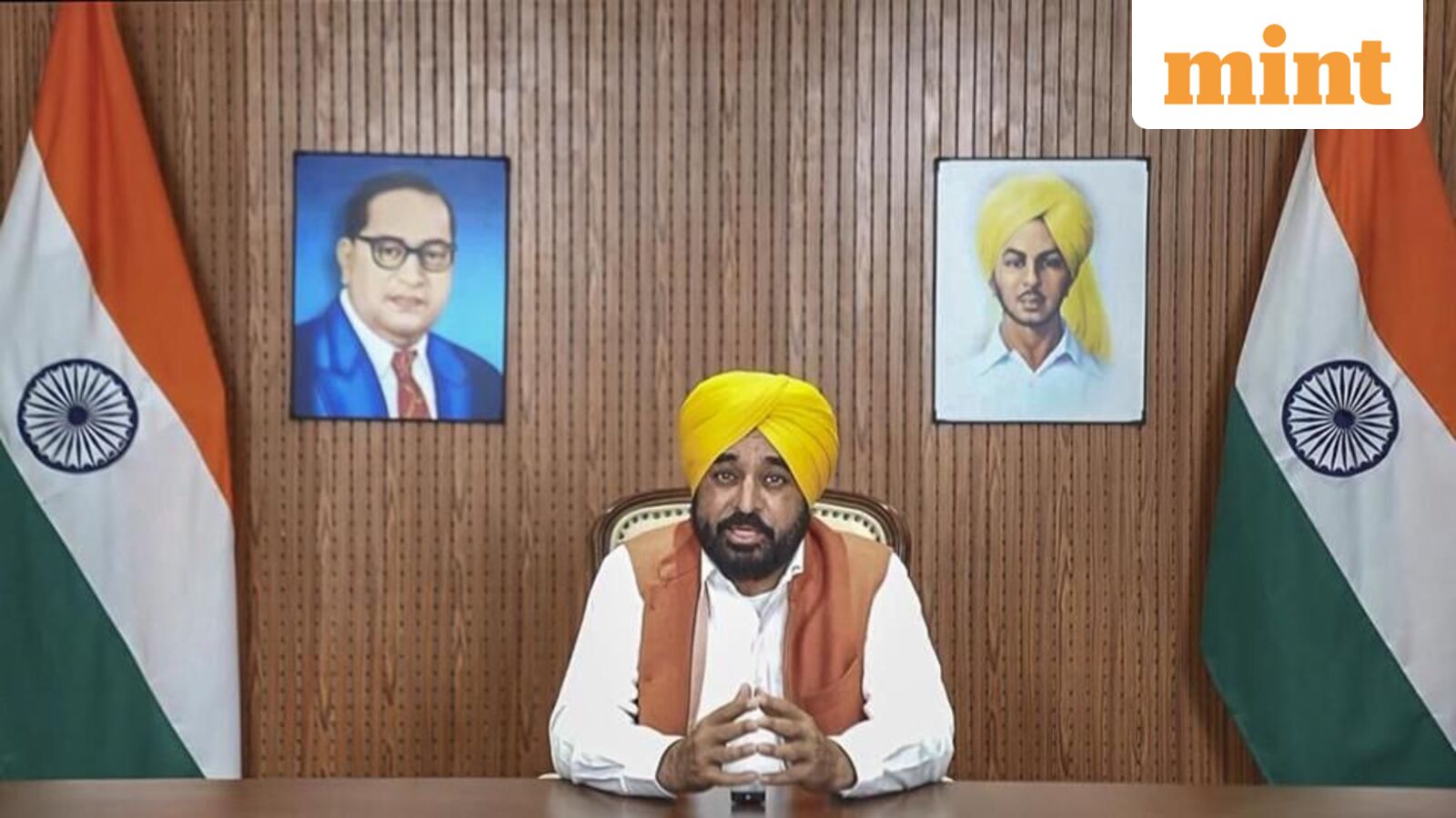 ‘Not me’: Bhagwant Mann rejects controversial video after Akal Takht declares him anti-Guru; BJP slams Punjab CM
