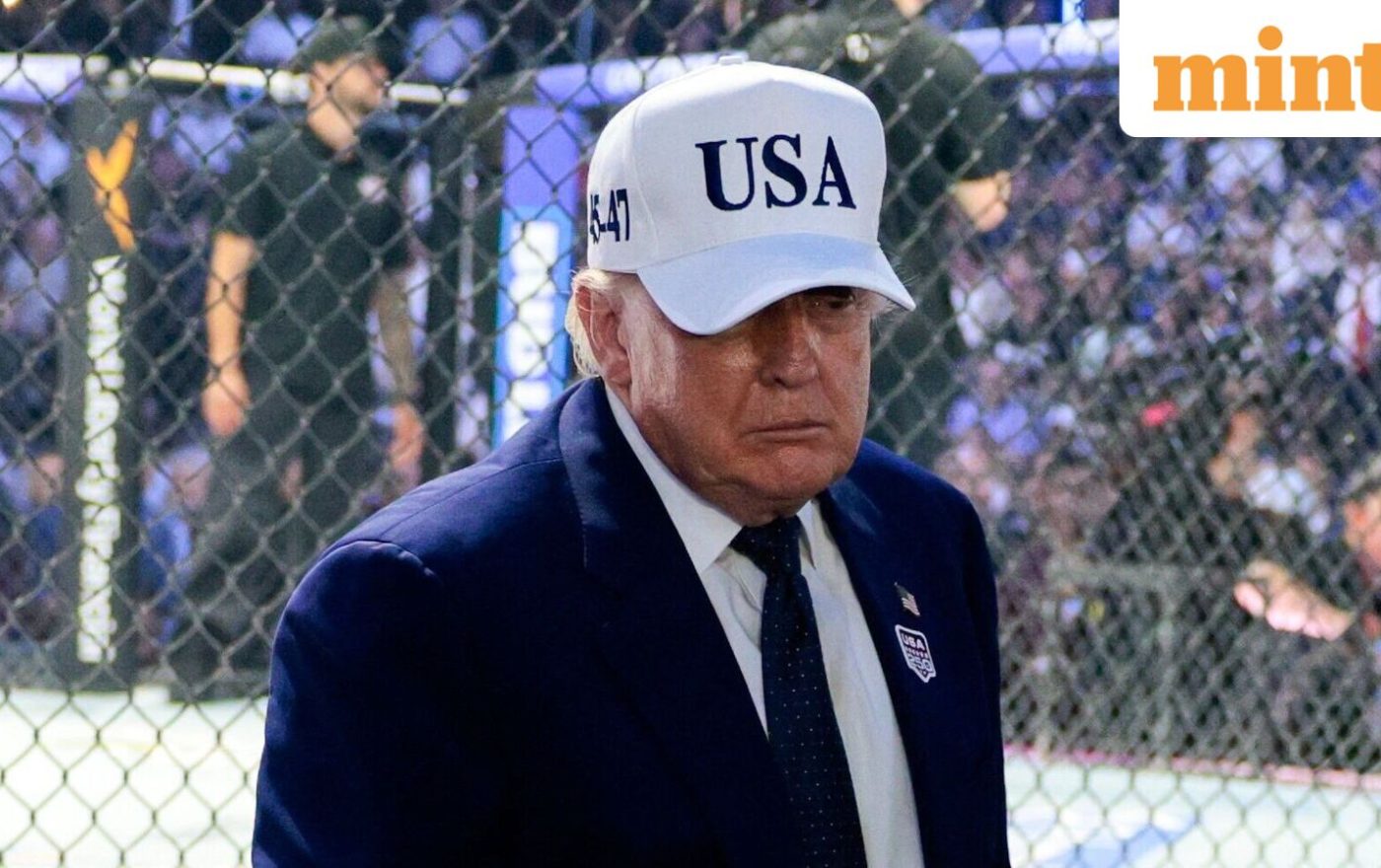Was Trump sleeping at UFC 250 Freedom? Viral video shows US Prez snoozing at ‘his own party’