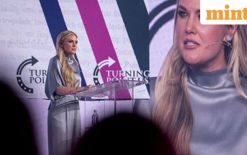 Erika Kirk shuts down heckler after she accuses her of ‘protecting pedophiles’