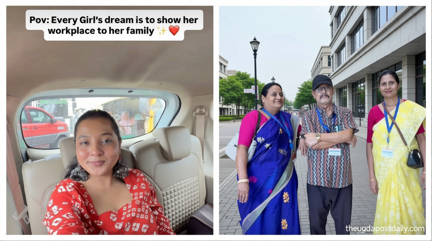 ‘Everything feels worth it’: Amazon employee takes parents to Hyderabad office, internet gets emotional