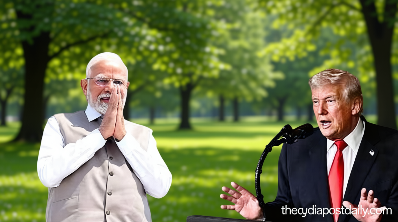 Macron welcomed Modi at the G7 with a song that’s winning hearts online — here’s what Trump got