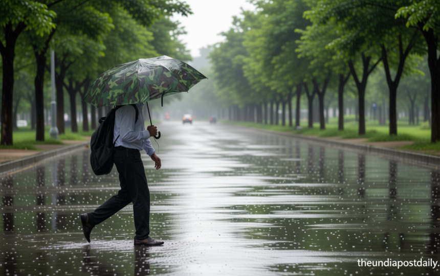 Rains lash Delhi NCR, IMD issues red, orange alerts: Full weather forecast