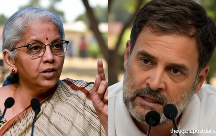 Nirmala Sitharaman dismisses Rahul Gandhi’s ‘economic tsunami’ warning, says he is ‘undermining’ India’s achievements