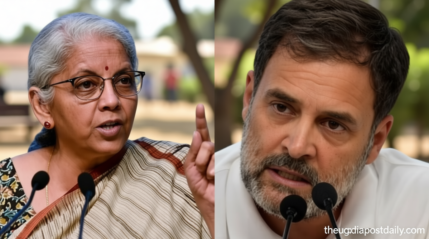 Nirmala Sitharaman dismisses Rahul Gandhi’s ‘economic tsunami’ warning, says he is ‘undermining’ India’s achievements