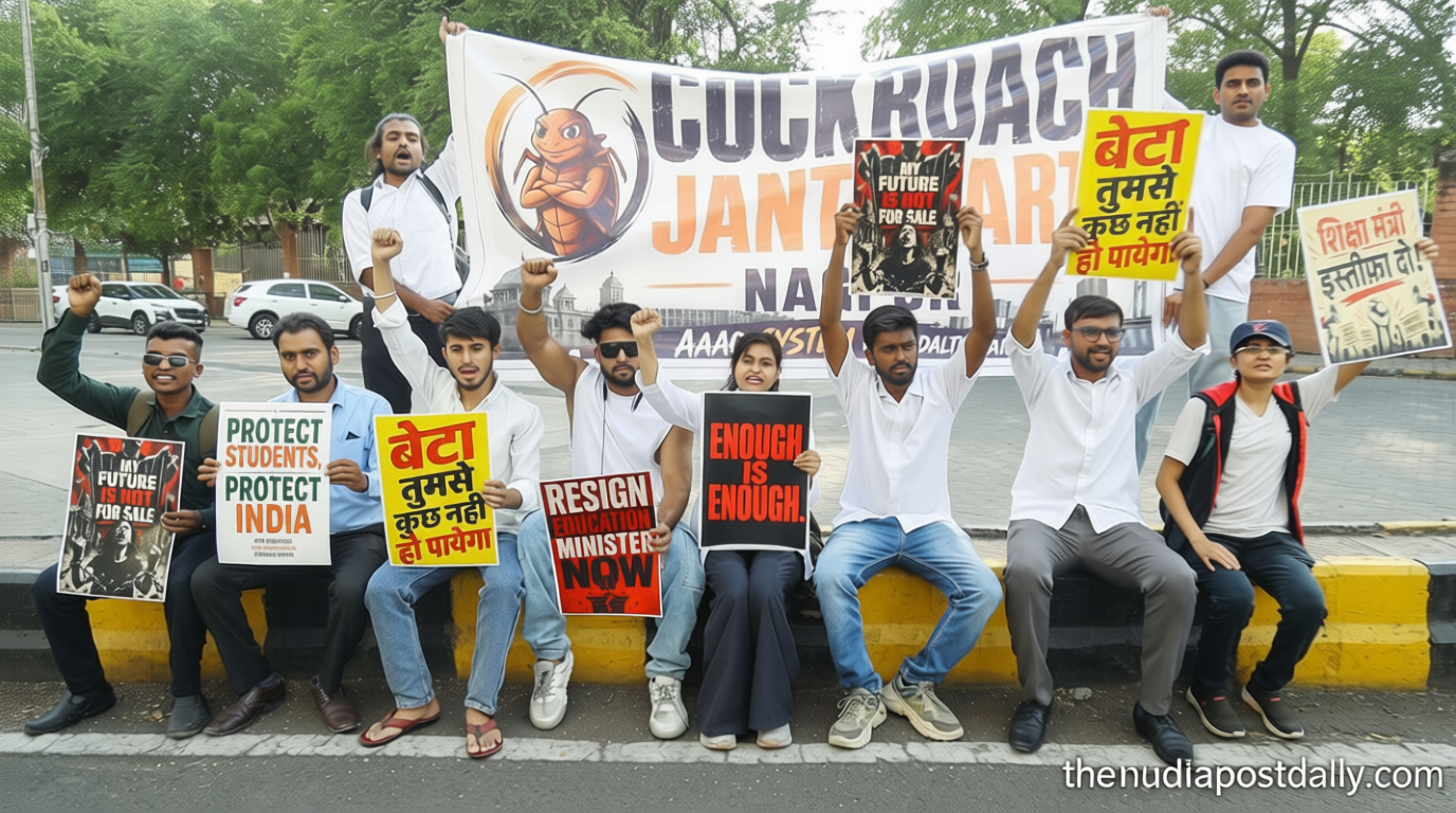 Cockroach Janta Party Protest LIVE Updates: CJP rally in Pune today over exam irregularities; Sonam Wangchuk may join