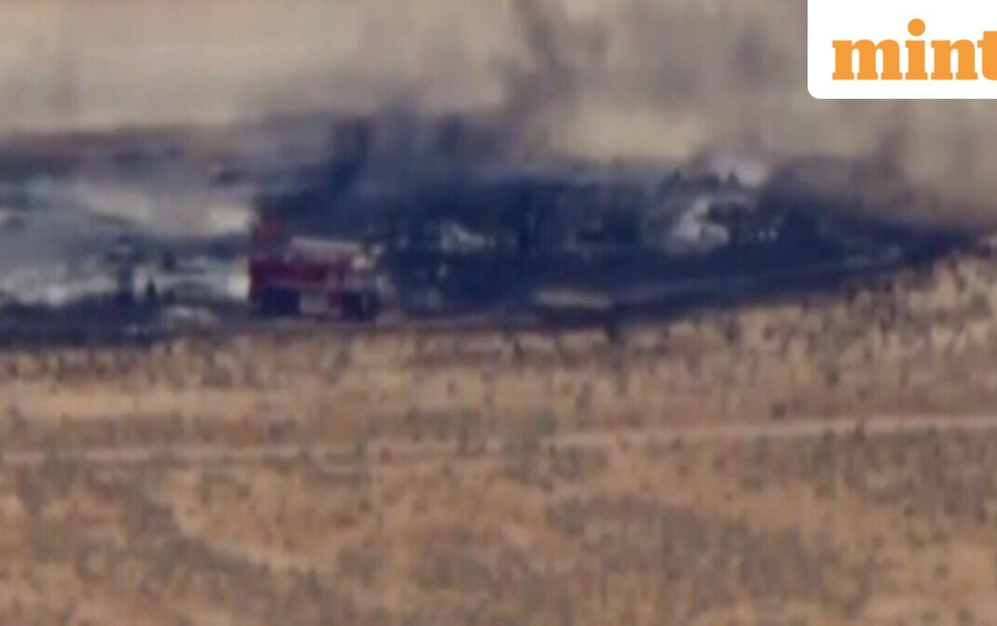 B-52 bomber crashes after takeoff at Edwards Air Force Base in California, US Air Force launches investigation