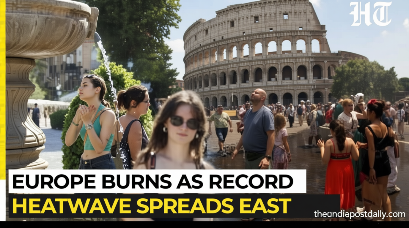 Europe’s heatwave: 200 million face extreme temperatures; Germany, Denmark and Czech Republic see hottest days ever