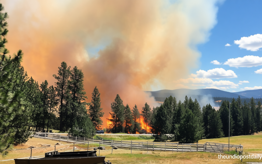 Spokane wildfire destroys 15 homes, forces 1,500 residents to evacuate in Eastern Washington