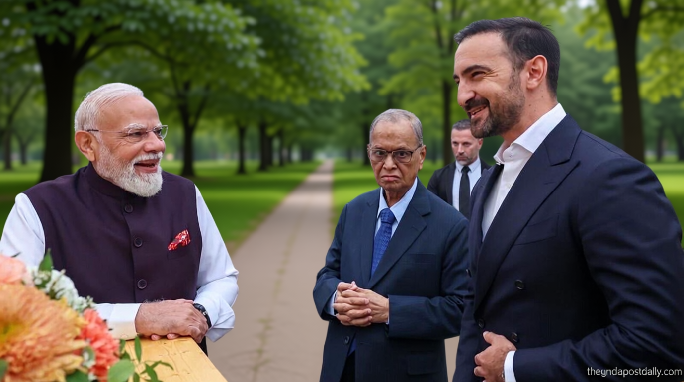 PM Modi just gave Nothing’s Co-Founder Akis Evangelidis a philosophy lesson — and it reframed ‘everything’