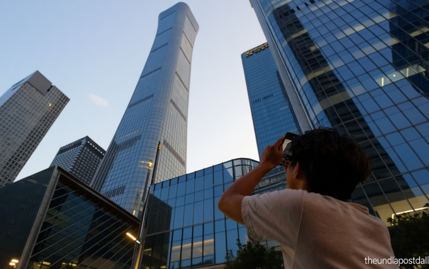 Small aircraft crashes into Beijing’s tallest skyscraper, dramatic videos show debris falling