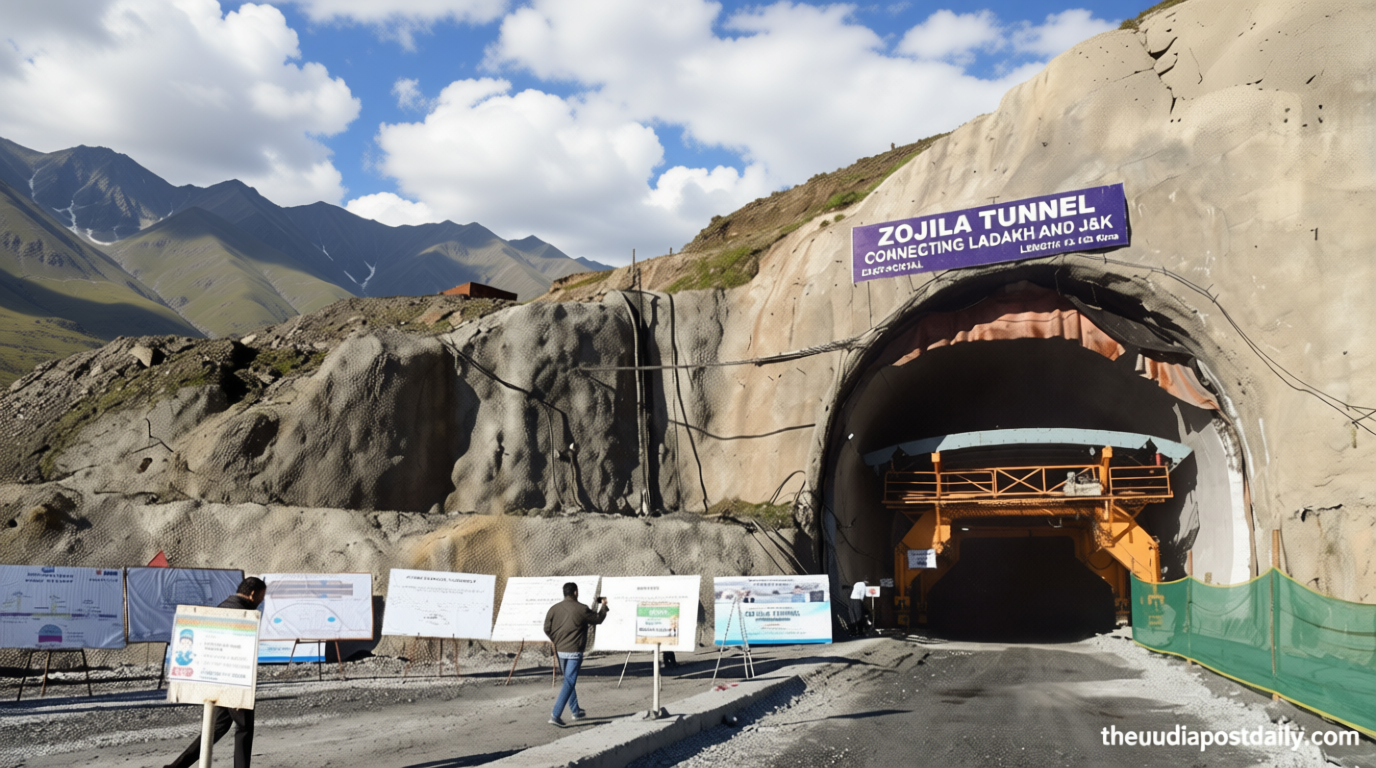 Zojila tunnel breakthrough achieved, all-weather Kashmir-Ladakh connectivity moves closer | Watch