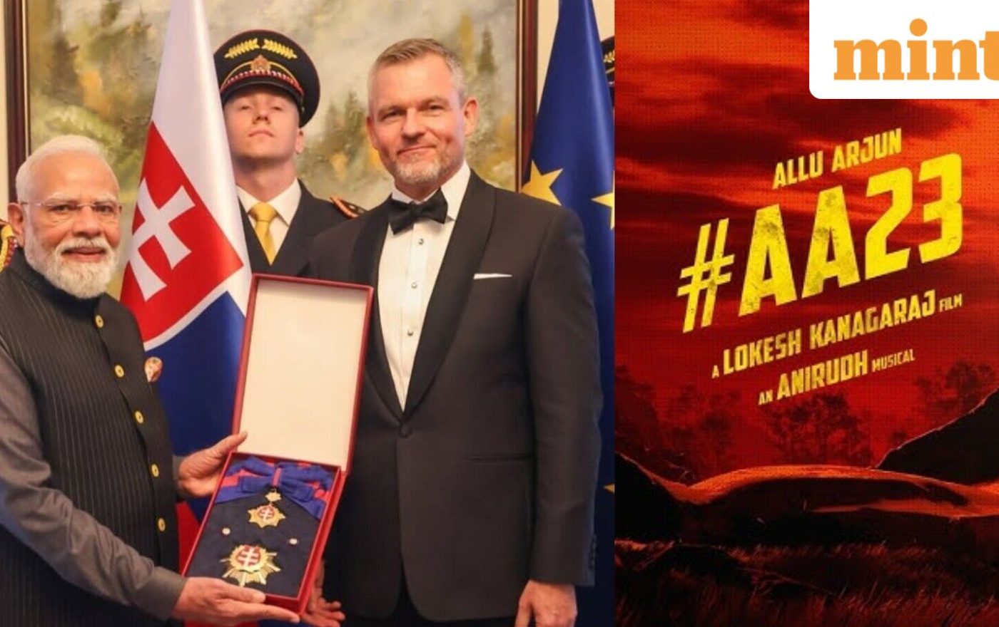 Internet reacts after PM Modi picks Allu Arjun’s AA23 track for Slovakia post: ‘Song suits the vibe of our PM’