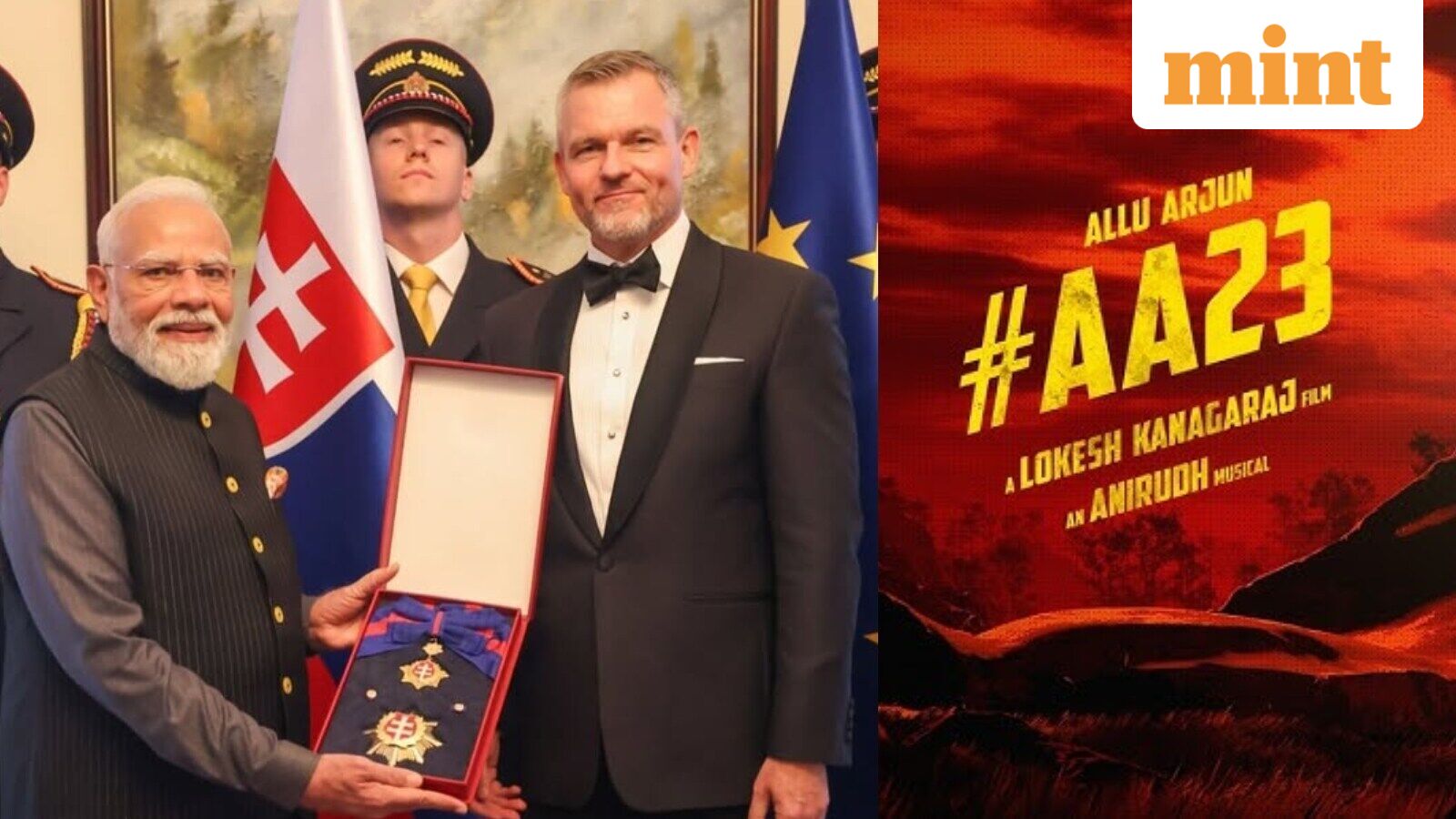 Internet reacts after PM Modi picks Allu Arjun’s AA23 track for Slovakia post: ‘Song suits the vibe of our PM’