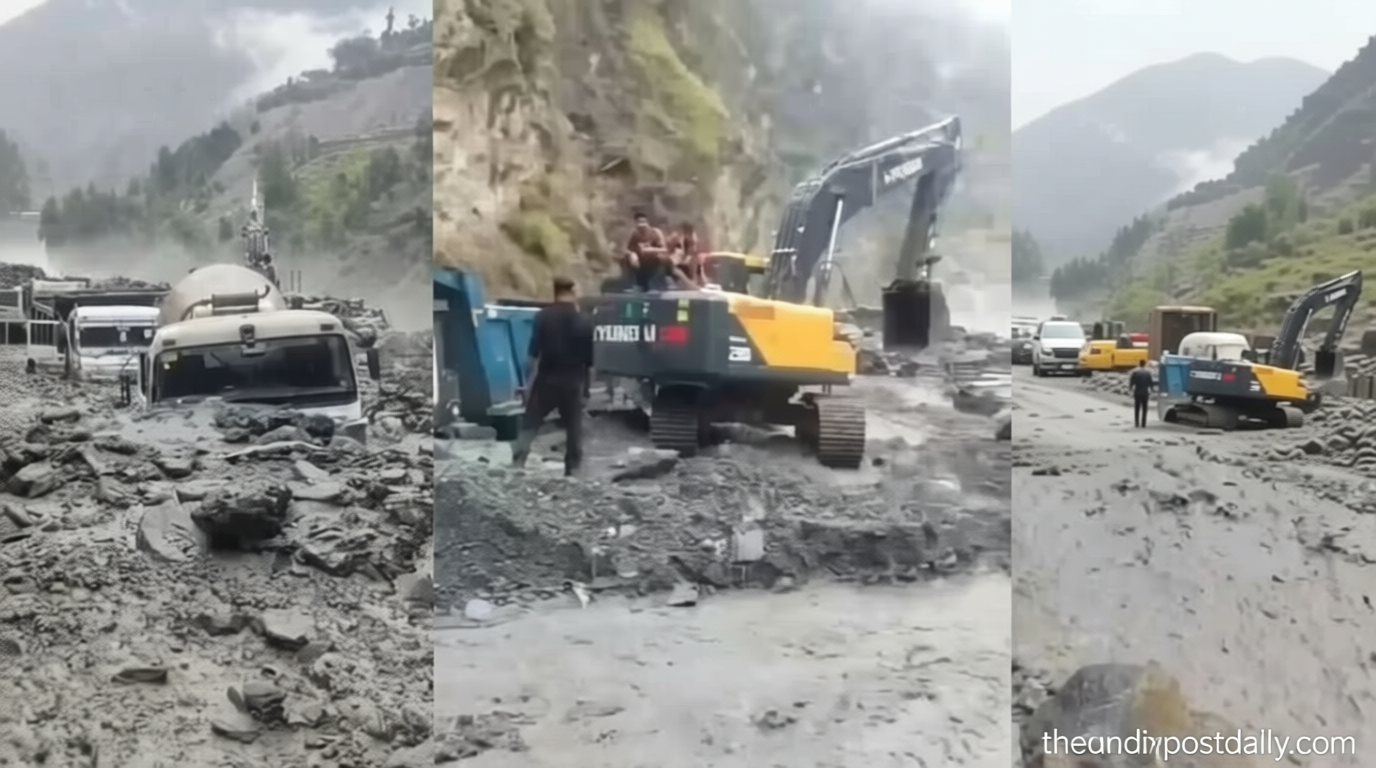 J&K flash floods: Doda-Kishtwar highway blocked, vehicles buried near Kwar power project—what we know