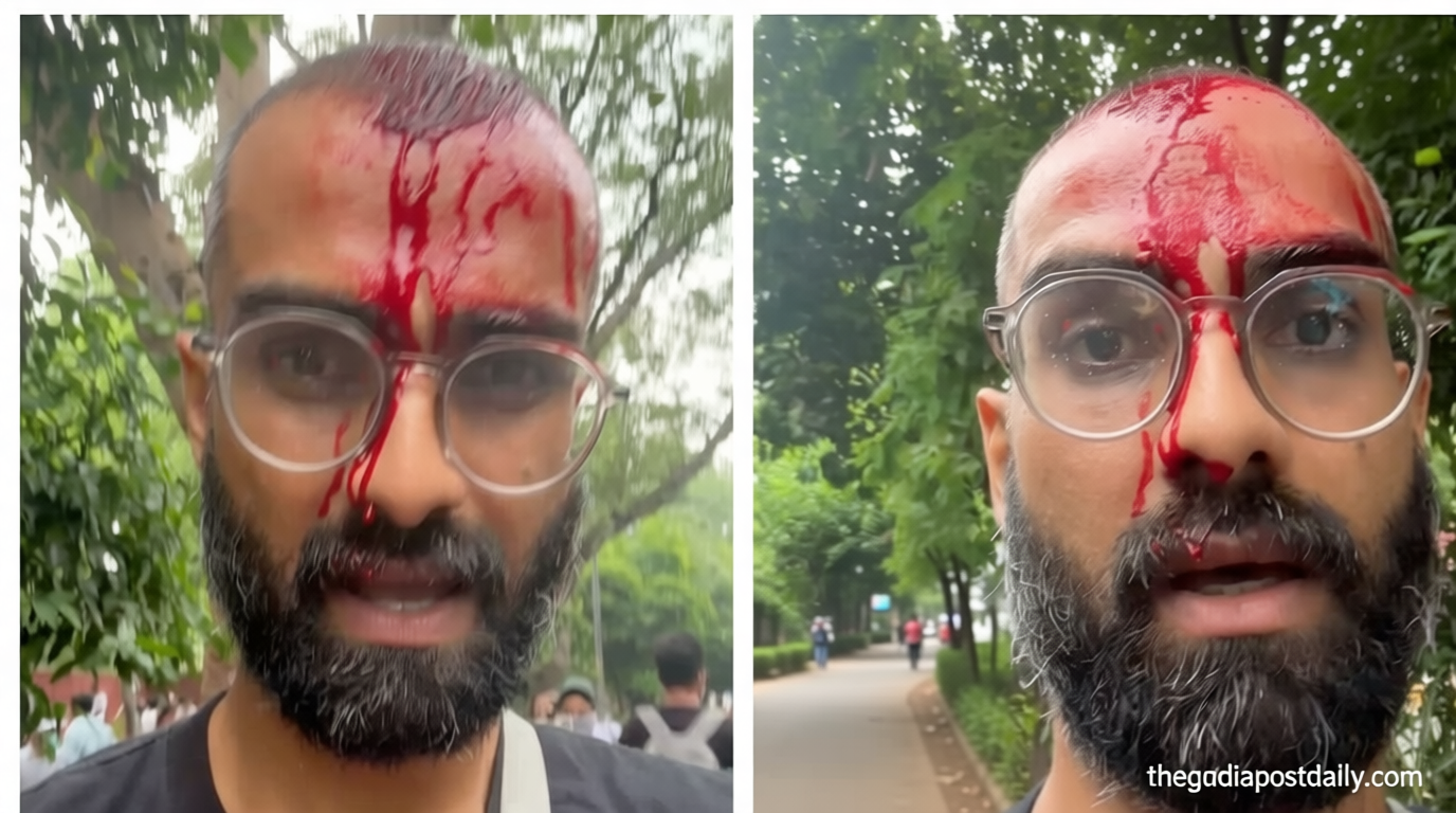 ‘Never thought this is how my face reveal would happen’: Ramit Verma, aka PeeingHuman injured during CJP protest