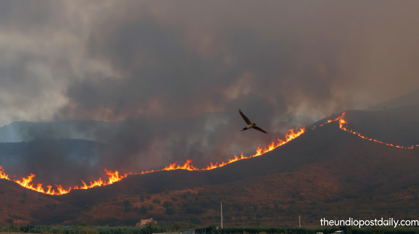 Spain wildfire kills at least 12, victims burned in cars as roads turned into death traps: ‘Quite terrifying’