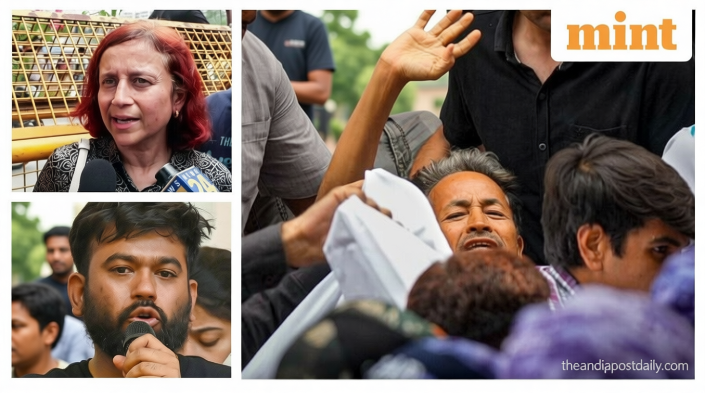Sonam Wangchuk hospitalised: What happens to CJP’s 20 July protest rally to Parliament now? What Dipke & Gitanjali said