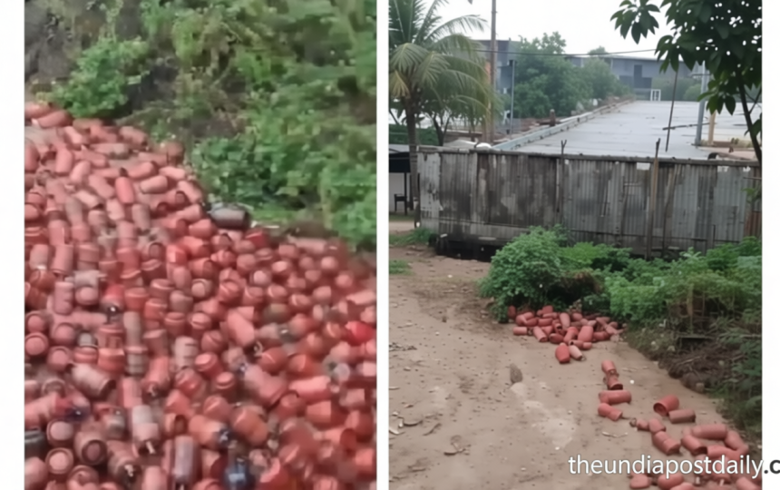 3,000 LPG cylinders floating in Mumbai floodwaters recreate Pushpa scene, internet reacts — ‘It’s not sandalwood, it’s…’