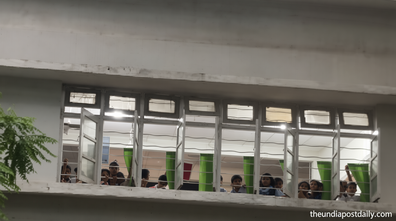 Watch: Mumbai students wave at CJP protesters from school windows, viral video strikes chord online