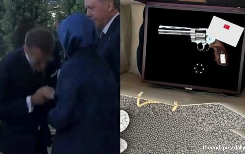 Turkey’s Erdogan gives NATO leaders vintage revolver as parting gift — Why? How did they react?