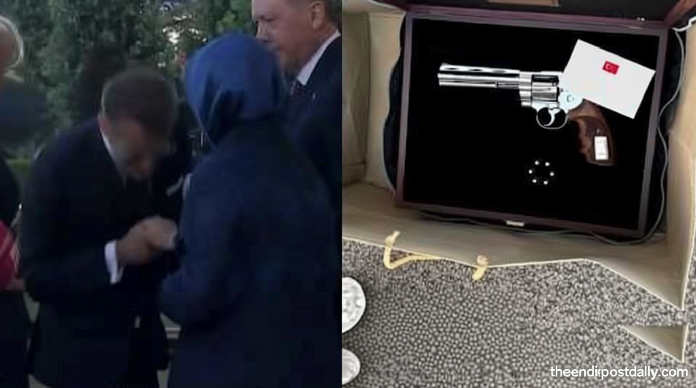 Turkey’s Erdogan gives NATO leaders vintage revolver as parting gift — Why? How did they react?