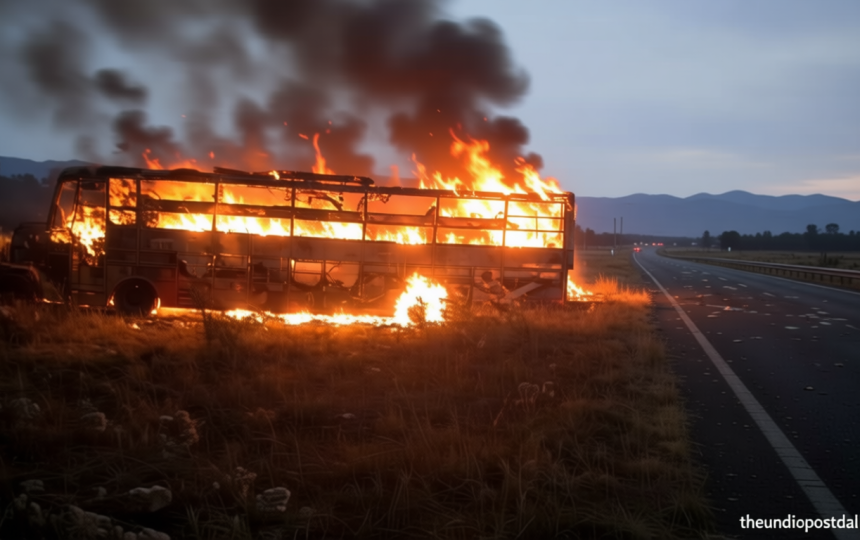 Delhi-Mumbai Expressway: 7 killed, over 15 injured as bus rams into truck, catches fire in Rajasthan’s Dausa