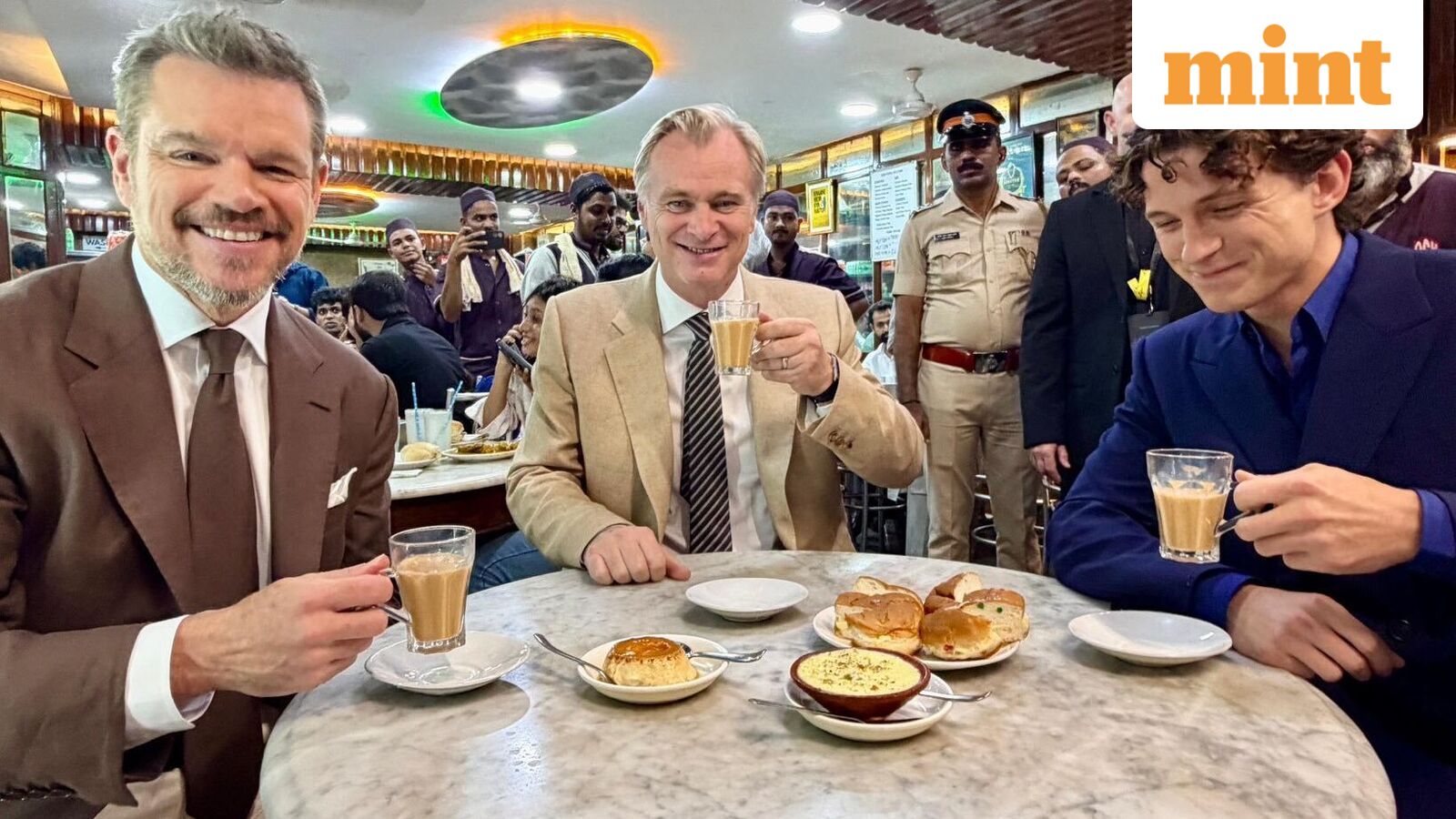 Christopher Nolan, Tom Holland, Matt Damon drop by Mumbai cafe for chai, staff says ‘baad mein Google kiya’