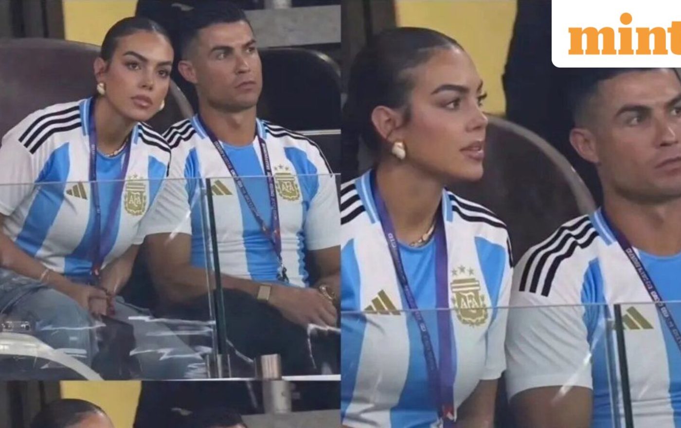 Did Cristiano Ronaldo and Georgina Rodriguez wear Argentina jerseys at FIFA World Cup 2026? Fact check