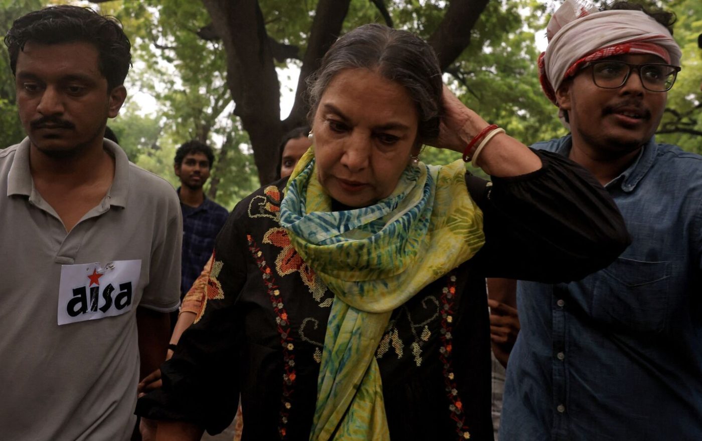 Shabana Azmi, 75, felt dizzy during CJP protest, escorted to security cabin: Report