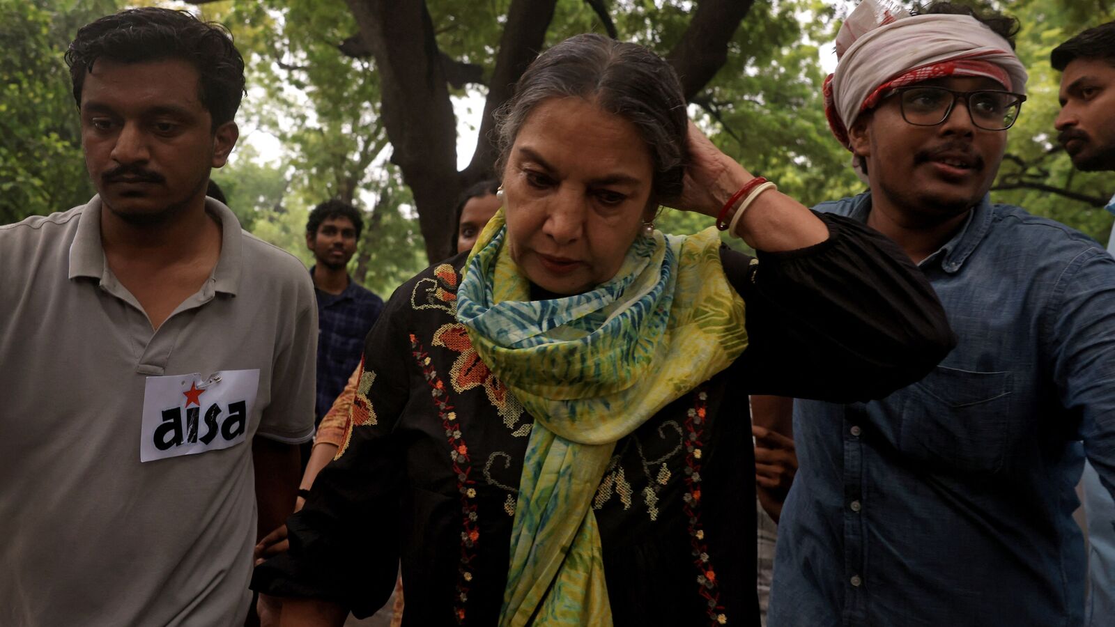 Shabana Azmi, 75, felt dizzy during CJP protest, escorted to security cabin: Report