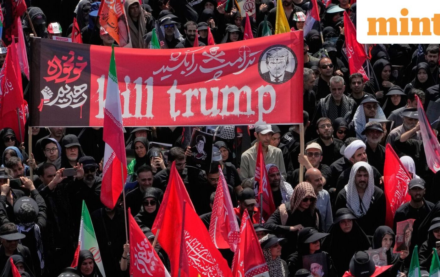 ‘Blood for Blood,’ ‘We Kill Trump’, and Trump in a coffin — Iran’s growing campaign of anti-US billboards, graffiti